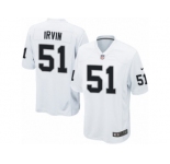 Youth Nike Oakland Raiders #51 Bruce Irvin Game White NFL Jersey