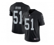 Youth Nike Oakland Raiders #51 Bruce Irvin Vapor Untouchable Limited Black Team Color NFL Jersey
