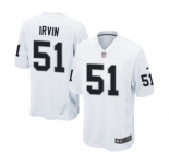 Youth Nike Oakland Raiders #51 Bruce Irvin White NFL Jersey