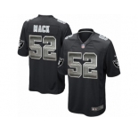 Youth Nike Oakland Raiders #52 Khalil Mack Limited Black Strobe NFL Jersey