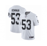 Youth Nike Oakland Raiders #53 NaVorro Bowman White Vapor Untouchable Limited Player NFL Jersey