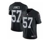 Youth Nike Oakland Raiders #57 Cory James Vapor Untouchable Limited Black Team Color NFL Jersey