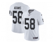 Youth Nike Oakland Raiders #58 Tyrell Adams White Vapor Untouchable Limited Player NFL Jersey
