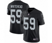 Youth Nike Oakland Raiders #59 Tahir Whitehead Black Team Color Vapor Untouchable Elite Player NFL Jersey