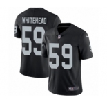 Youth Nike Oakland Raiders #59 Tahir Whitehead Black Team Color Vapor Untouchable Limited Player NFL Jersey