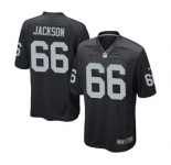 Youth Nike Oakland Raiders #66 Gabe Jackson Black Team Color NFL Jersey