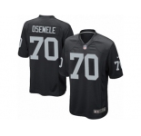 Youth Nike Oakland Raiders #70 Kelechi Osemele Game Black Team Color NFL Jersey