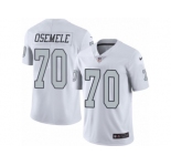 Youth Nike Oakland Raiders #70 Kelechi Osemele Limited White Rush NFL Jersey