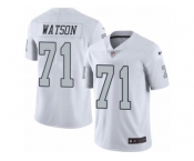 Youth Nike Oakland Raiders #71 Menelik Watson Limited White Rush NFL Jersey