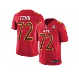 Youth Nike Oakland Raiders #72 Donald Penn Limited Red 2017 Pro Bowl NFL Jersey