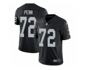 Youth Nike Oakland Raiders #72 Donald Penn Vapor Untouchable Limited Black Team Color NFL Jersey