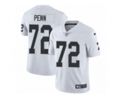 Youth Nike Oakland Raiders #72 Donald Penn Vapor Untouchable Limited White NFL Jersey