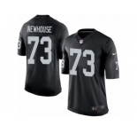 Youth Nike Oakland Raiders #73 Marshall Newhouse Limited Black Team Color NFL Jersey