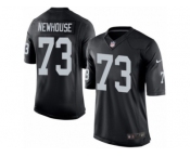 Youth Nike Oakland Raiders #73 Marshall Newhouse Limited Black Team Color NFL Jersey