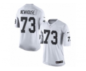 Youth Nike Oakland Raiders #73 Marshall Newhouse Limited White NFL Jersey