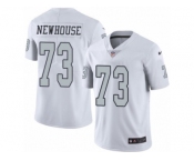 Youth Nike Oakland Raiders #73 Marshall Newhouse Limited White Rush NFL Jersey