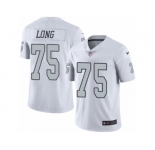 Youth Nike Oakland Raiders #75 Howie Long Limited White Rush NFL Jersey