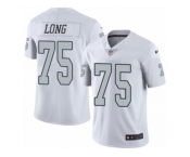 Youth Nike Oakland Raiders #75 Howie Long Limited White Rush NFL Jersey