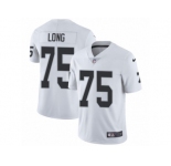 Youth Nike Oakland Raiders #75 Howie Long Vapor Untouchable Limited White NFL Jersey