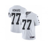 Youth Nike Oakland Raiders #77 Austin Howard Vapor Untouchable Limited White NFL Jersey
