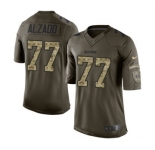 Youth Nike Oakland Raiders #77 Lyle Alzado Limited Green Salute to Service NFL Jersey
