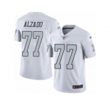 Youth Nike Oakland Raiders #77 Lyle Alzado Limited White Rush NFL Jersey