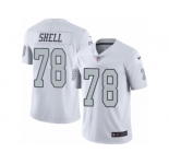 Youth Nike Oakland Raiders #78 Art Shell Limited White Rush NFL Jersey