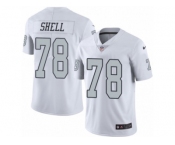 Youth Nike Oakland Raiders #78 Art Shell Limited White Rush NFL Jersey