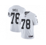 Youth Nike Oakland Raiders #78 Art Shell Vapor Untouchable Limited White NFL Jersey