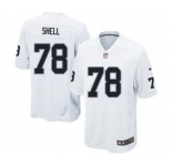 Youth Nike Oakland Raiders #78 Art Shell White NFL Jersey