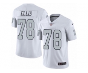 Youth Nike Oakland Raiders #78 Justin Ellis Limited White Rush NFL Jersey
