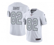 Youth Nike Oakland Raiders #82 Al Davis Limited White Rush NFL Jersey