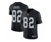 Youth Nike Oakland Raiders #82 Al Davis Vapor Untouchable Limited Black Team Color NFL Jersey