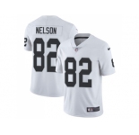 Youth Nike Oakland Raiders #82 Jordy Nelson White Stitched NFL Vapor Untouchable Limited Jersey
