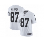 Youth Nike Oakland Raiders #87 Dave Casper Vapor Untouchable Limited White NFL Jerse
