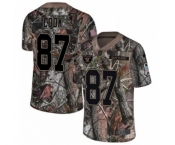 Youth Nike Oakland Raiders #87 Jared Cook Limited Camo Rush Realtree NFL Jersey