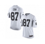 Youth Nike Oakland Raiders #87 Jared Cook Limited White NFL Jersey