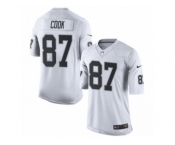 Youth Nike Oakland Raiders #87 Jared Cook Limited White NFL Jersey