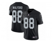 Youth Nike Oakland Raiders #88 Clive Walford Vapor Untouchable Limited Black Team Color NFL Jersey