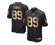 Youth Nike Oakland Raiders #89 Amari Cooper Elite Black Gold Team Color NFL Jersey
