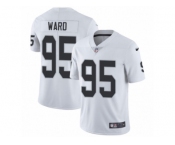 Youth Nike Oakland Raiders #95 Jihad Ward Vapor Untouchable Limited White NFL Jersey
