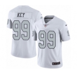 Youth Nike Oakland Raiders #99 Arden Key Limited White Rush Vapor Untouchable NFL Jersey