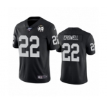 Youth Oakland Raiders #22 Isaiah Crowell Black 60th Anniversary Vapor Untouchable Limited Player 100th Season Football Jersey