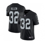 Youth Oakland Raiders #32 Marcus Allen Black Team Color Vapor Untouchable Limited Player Football Jersey