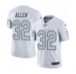 Youth Oakland Raiders #32 Marcus Allen Elite White Rush Vapor Untouchable Football Jersey
