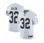 Youth Oakland Raiders #32 Marcus Allen White Vapor Untouchable Limited Player Football Jersey