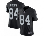 Youth Oakland Raiders #84 Antonio Brown Black Team Color Vapor Untouchable Elite Player Football Jersey