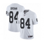 Youth Oakland Raiders #84 Antonio Brown White Vapor Untouchable Limited Player Football Jersey
