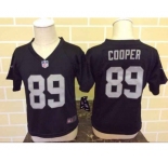 nike kids nfl jerseys oakland raiders #89 cooper black[nike][cooper]