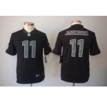 nike youth nfl jerseys oakland raiders #11 janikowski black[nike impact limited]